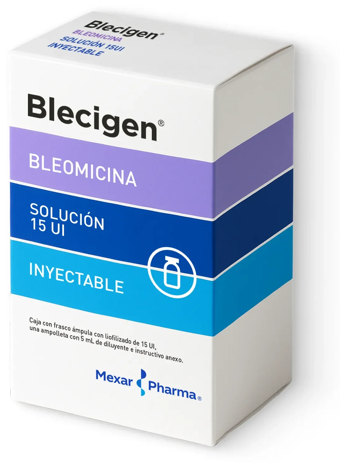Empaque de Blecigen (Bleomicina)